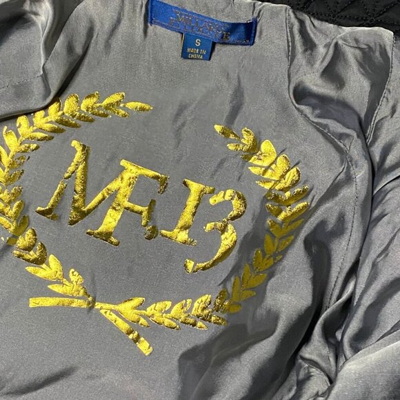 MILLARD FILLMORE Chic Black Quilted 3/4th Sleeve Jacket Size 2 - Picture 5 of 8